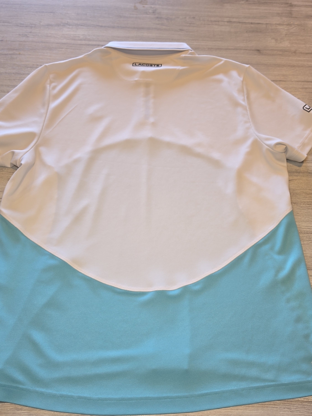 Lacoste Sport Colorblock Ultra Dry Zip Polo Shirt Men's Size Large B1 - Picture 7 of 7